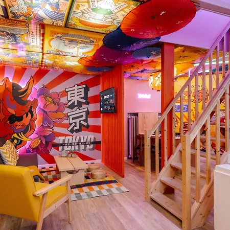 Japan Vibes Balneo, Home Cinema & Gaming A Strasbourg Lägenhet *